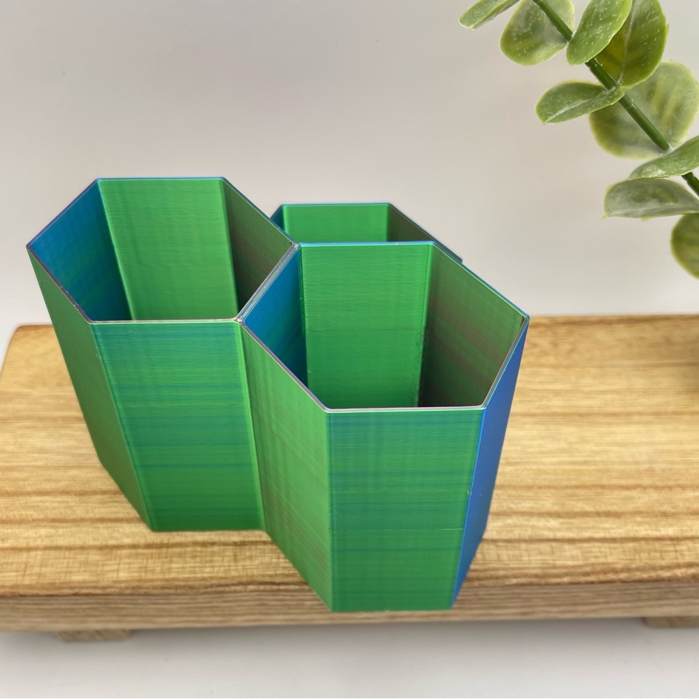 HEXAGONAL ORGANIZER | Makeup Brush Display | Desk Organizer (Brand New!) 💘 - Picture 9 of 16